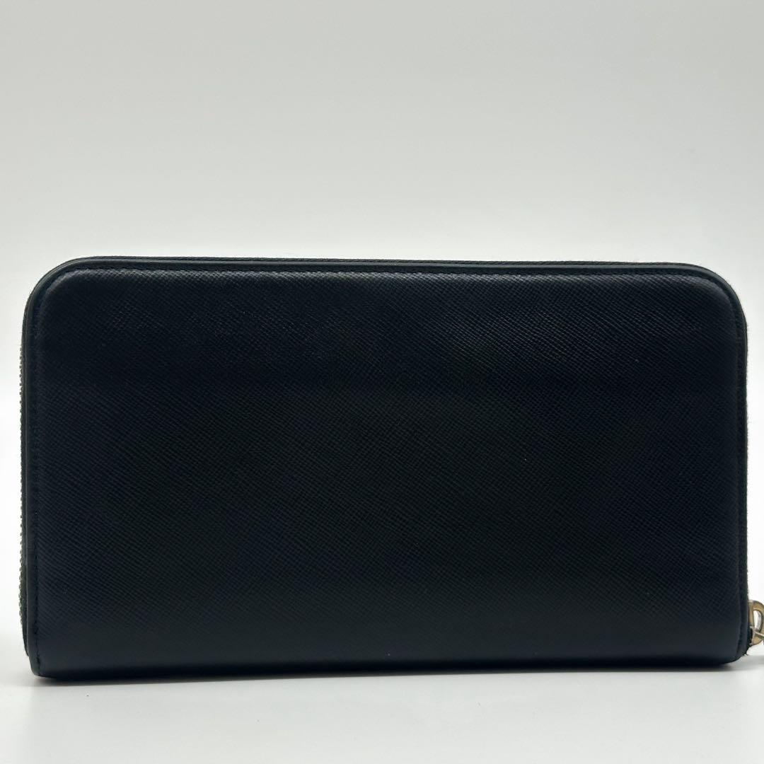 Prada Saffiano Zip Around Wallet Leather — view 3