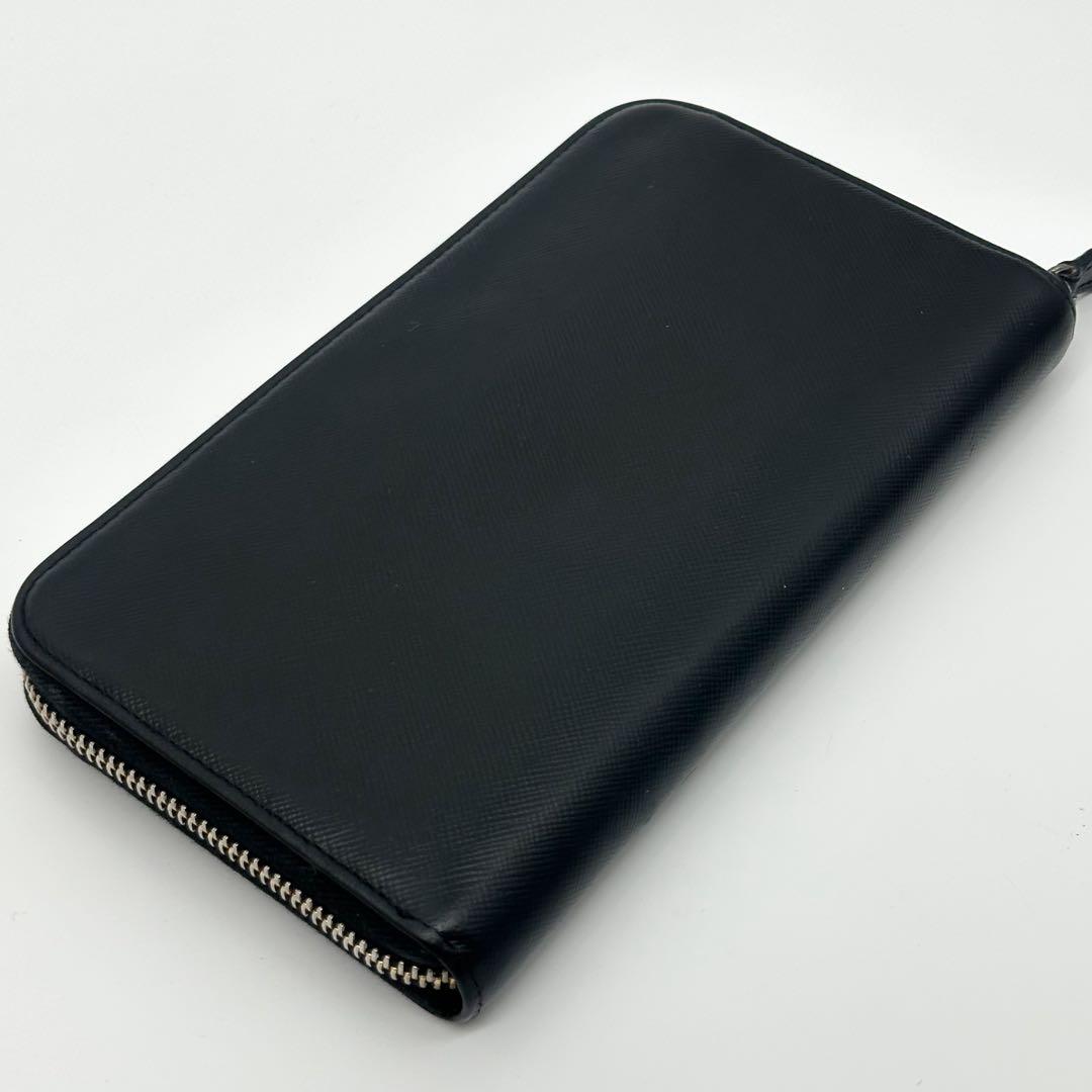 Prada Saffiano Zip Around Wallet Leather — view 5