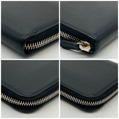 Prada Saffiano Zip Around Wallet Leather — view 7