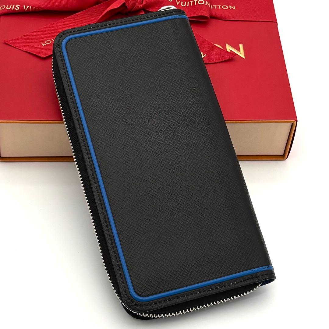 Louis Vuitton Wallet Taiga Zippy Vertical Black — view 2