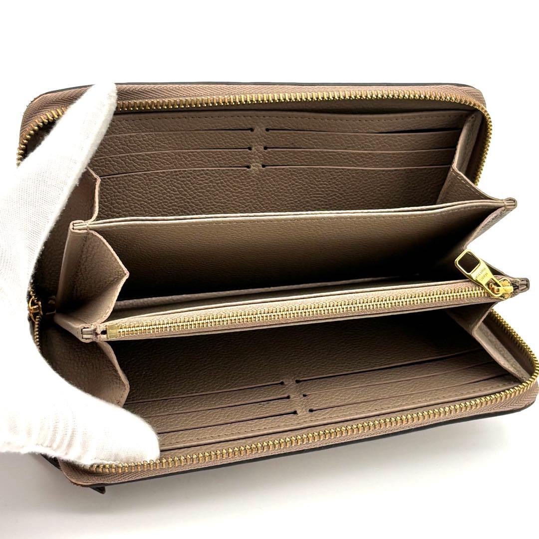 Louis Vuitton Wallet Zippy Bicolor Beige White — view 3