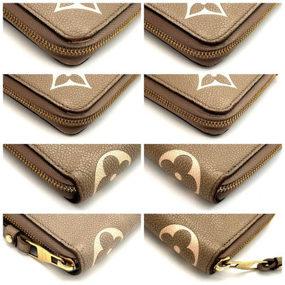 Louis Vuitton Wallet Zippy Bicolor Beige White — view 8