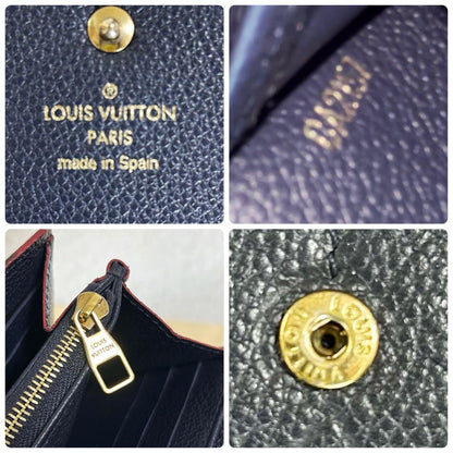 Louis Vuitton Portefeuille Sarah Marline Rouge Long Wallet Empreinte