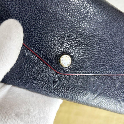 Louis Vuitton Portefeuille Sarah Marline Rouge Long Wallet Empreinte