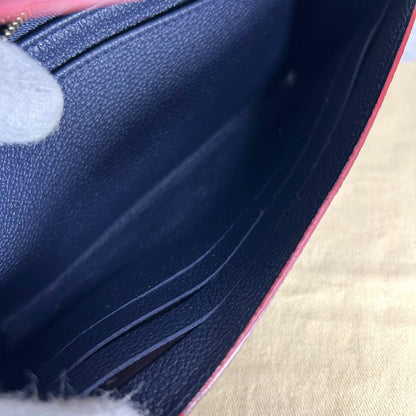 Louis Vuitton Portefeuille Sarah Marline Rouge Long Wallet Empreinte