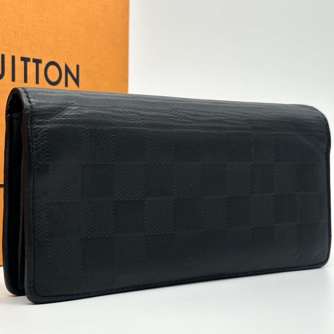 Louis Vuitton Portefeuille Brazza Damier Infini Bifold Leather Wallet