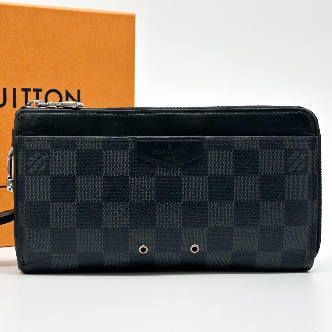 Louis Vuitton Zippy Dragonne Damier Graphite Round Wallet — view 2