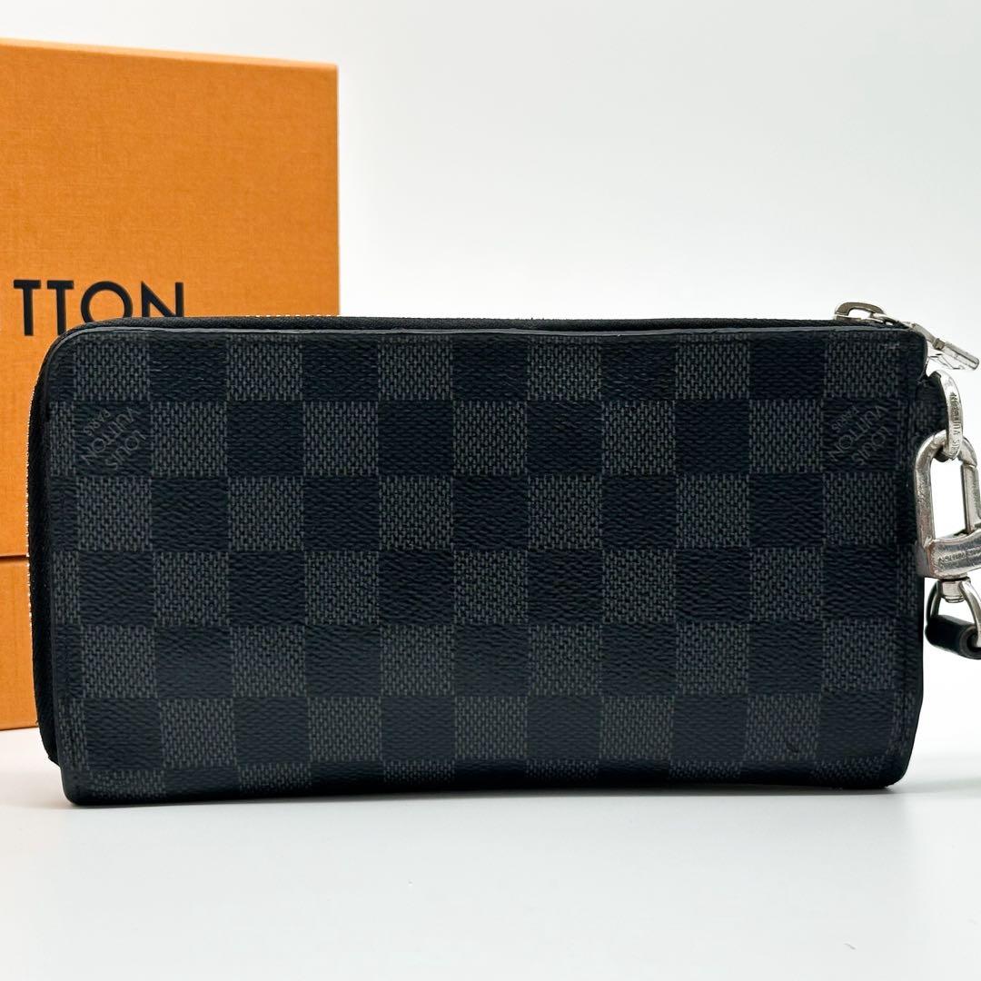 Louis Vuitton Zippy Dragonne Damier Graphite Round Wallet — view 3
