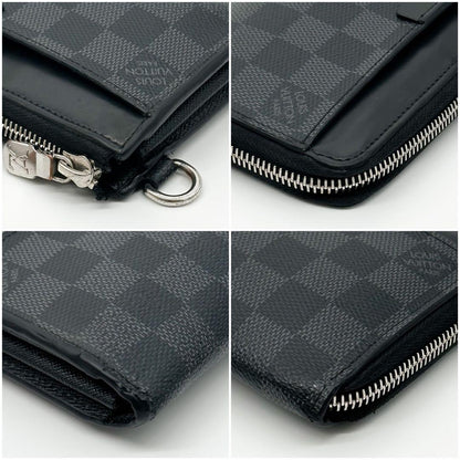 Louis Vuitton Zippy Dragonne Damier Graphite Round Wallet — view 5