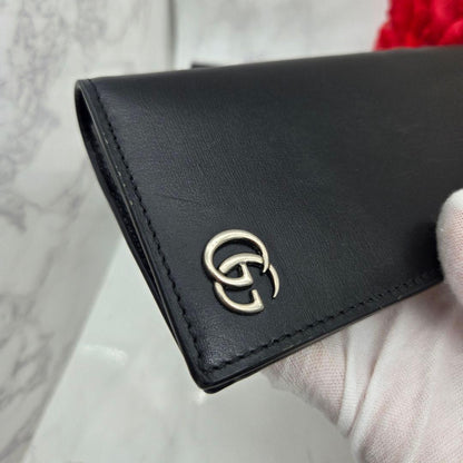 Gucci Wallet GG Marmont Silver Black — view 5