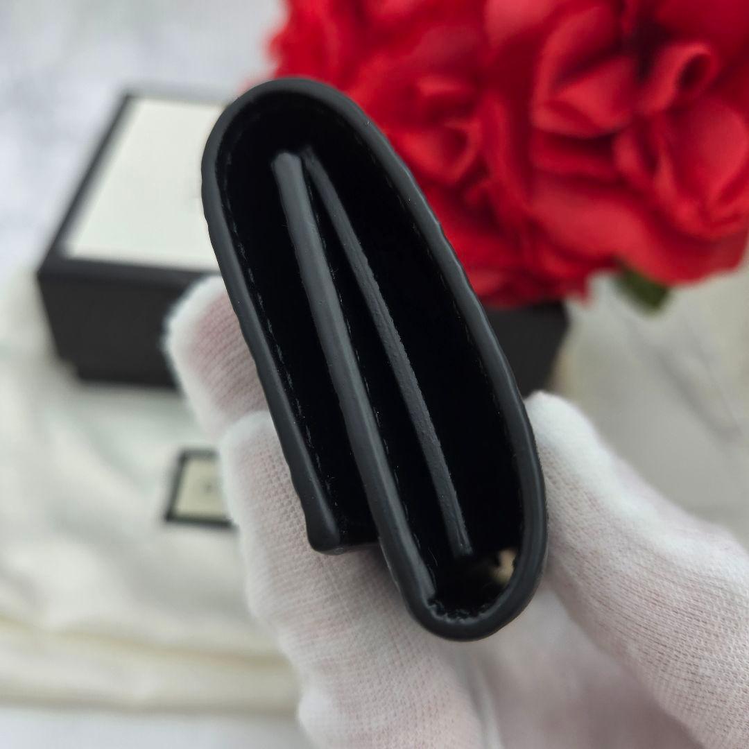 Gucci Micro Guccissima Key Case 6 Rows GG Black Key Holder — view 8