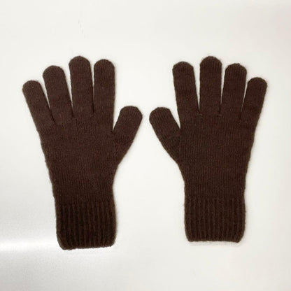 Celine Triomphe Monogram Gloves Brown