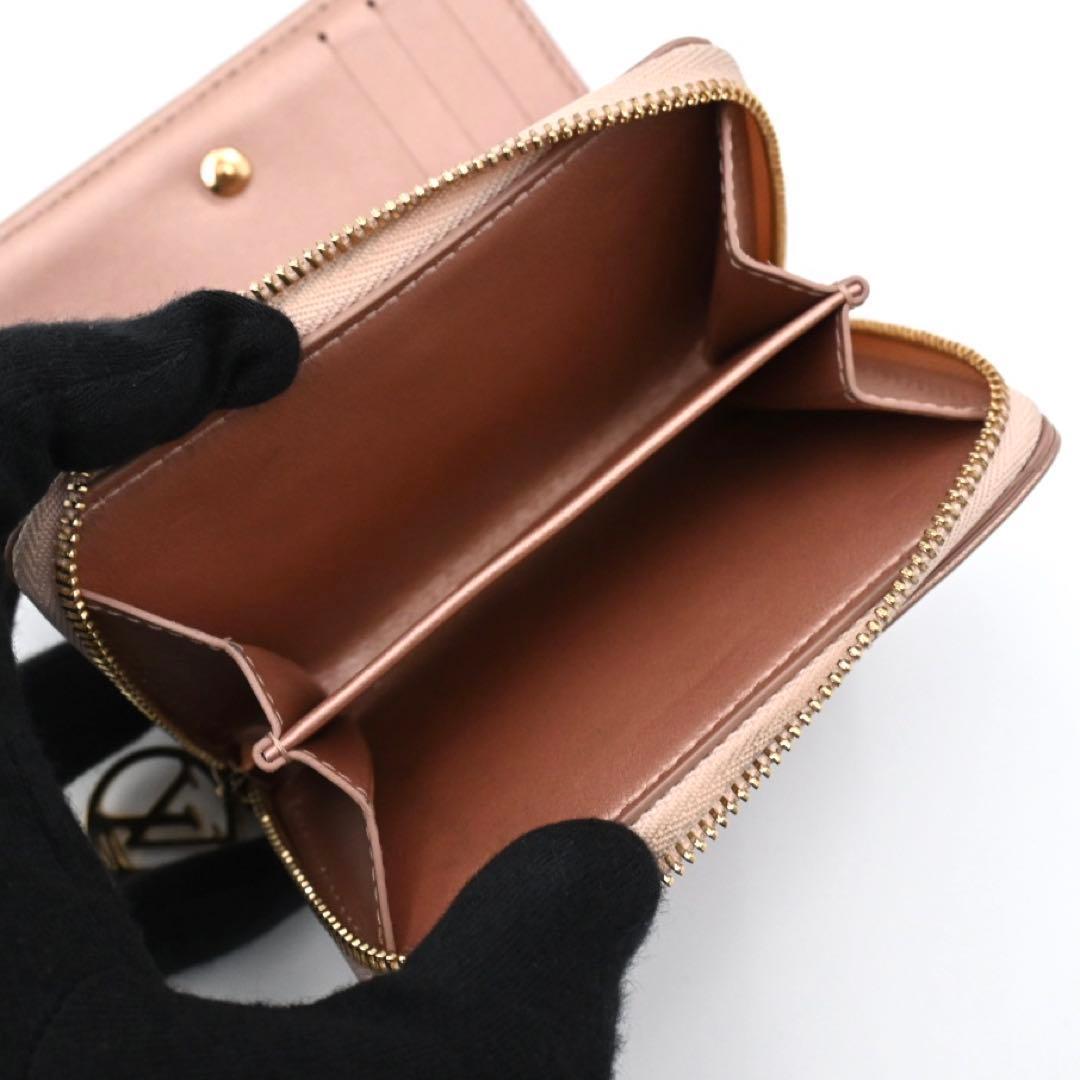 Louis Vuitton Monogram Embossed Portefeuille Lou Rose Gold Wallet — view 5