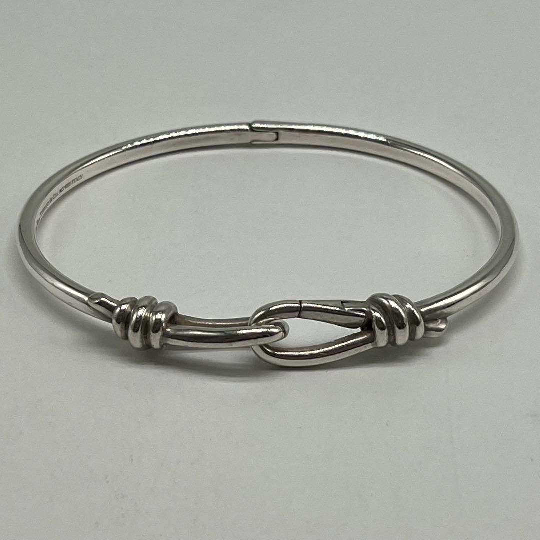 Tiffany & Co Paloma Picasso Knot Hinge Bangle Bracelet — view 2