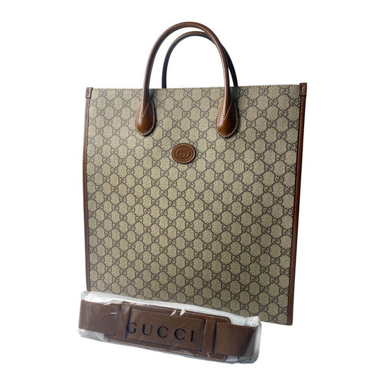 Gucci Shoulder Tote Bag GG Supreme 674155