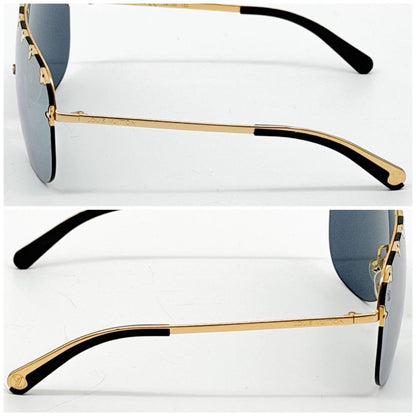 Louis Vuitton Mirror Sunglasses Flower Monogram Gold Eyewear — view 5