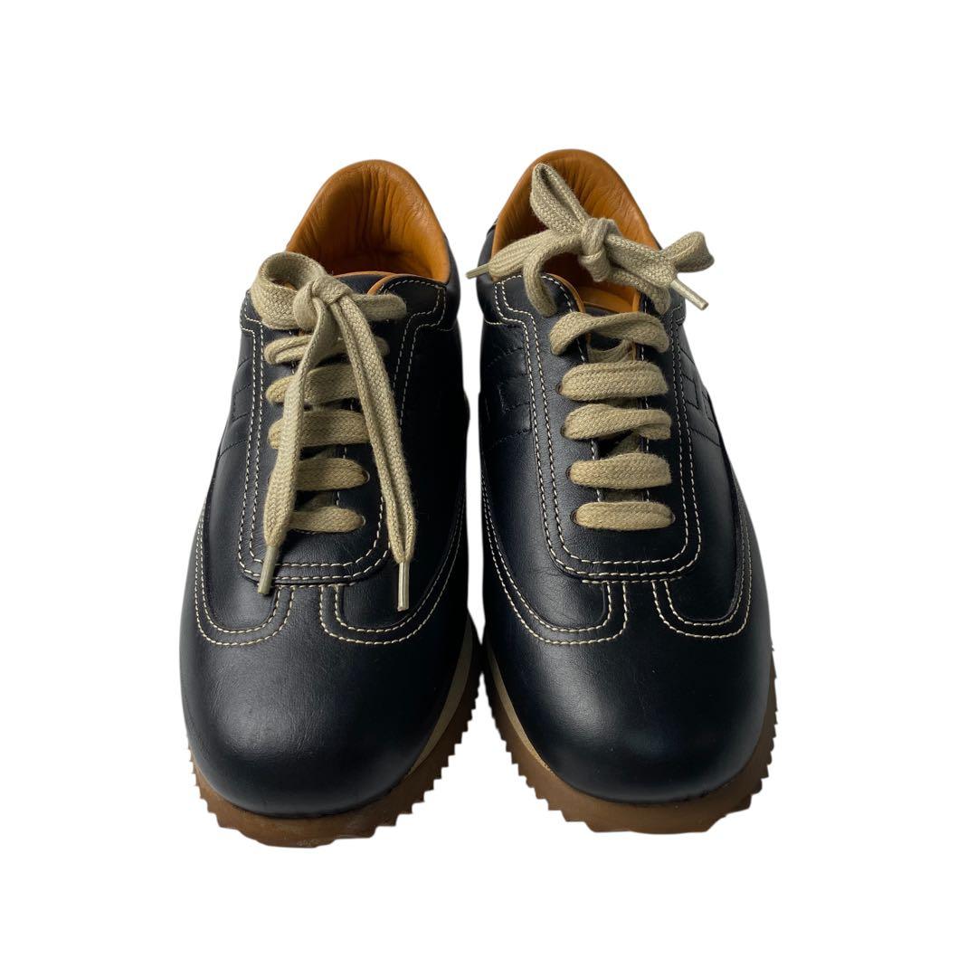 Hermes Quick Leather Sneakers 35 1 2