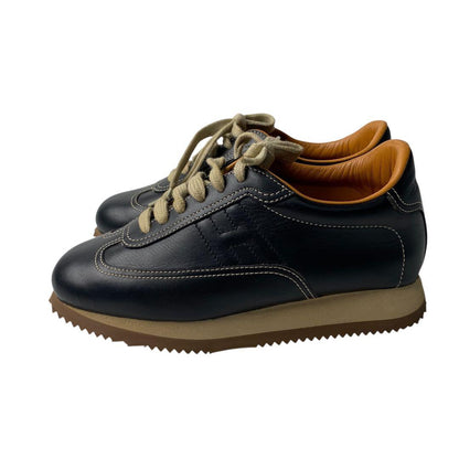 Hermes Quick Leather Sneakers 35 1 2