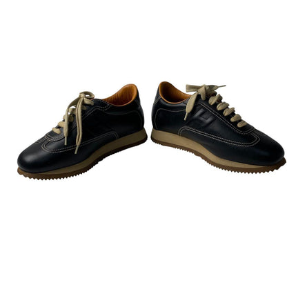 Hermes Quick Leather Sneakers 35 1 2