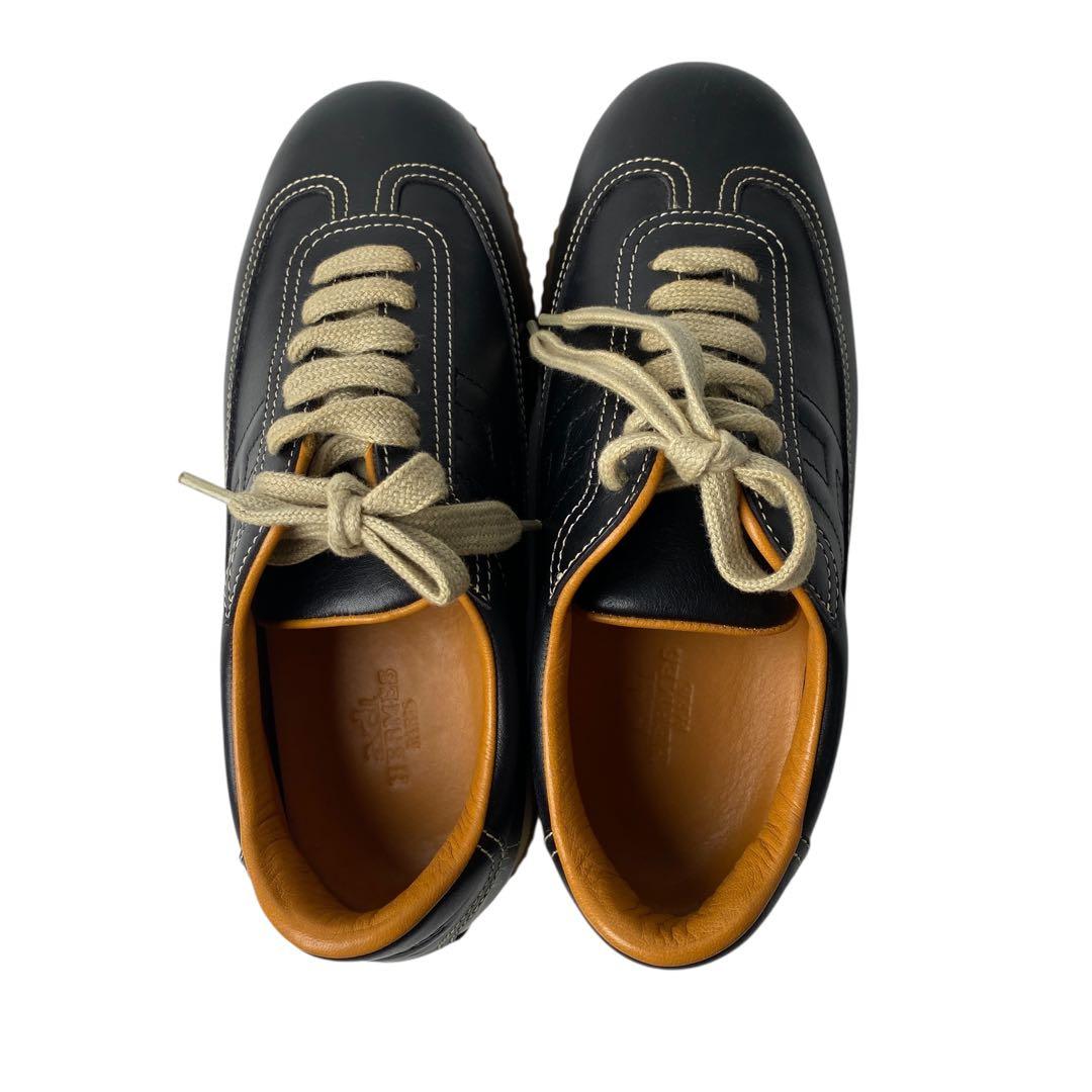 Hermes Quick Leather Sneakers 35 1 2