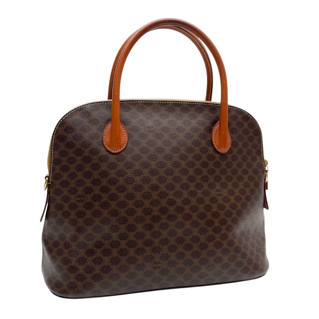 Celine Leather Macadam Triomphe Shoulder — view 2