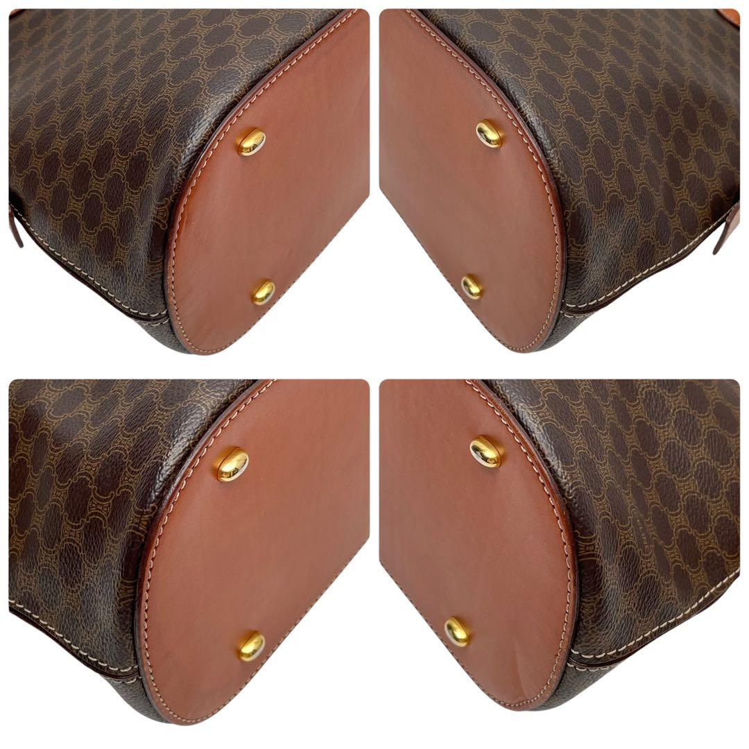 Celine Leather Macadam Triomphe Shoulder — view 5