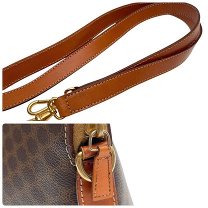 Celine Leather Macadam Triomphe Shoulder — view 9