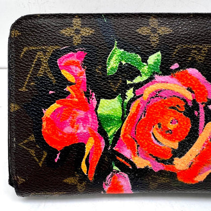 Louis Vuitton Monogram Rose Stevens Sprouse Zippy Wallet — view 3