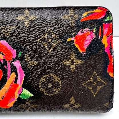 Louis Vuitton Monogram Rose Stevens Sprouse Zippy Wallet — view 4