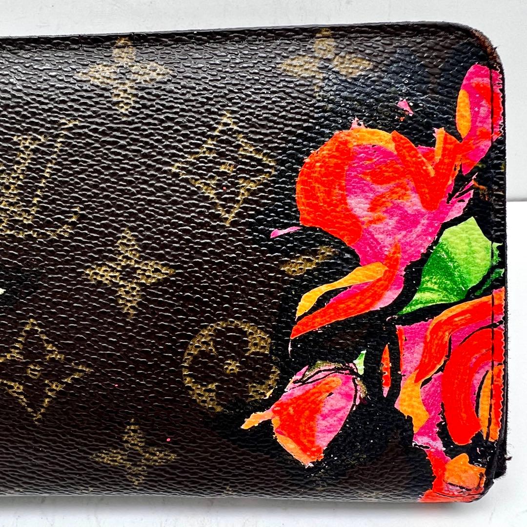 Louis Vuitton Monogram Rose Stevens Sprouse Zippy Wallet — view 6