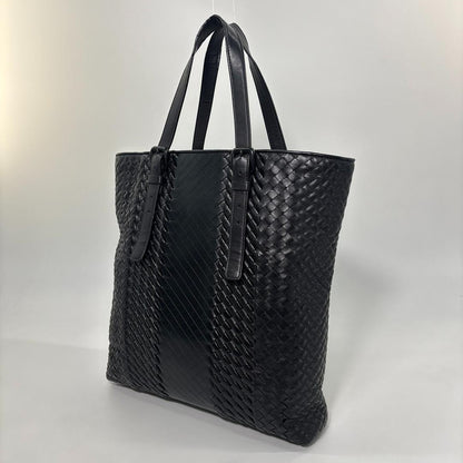Bottega Veneta Super Intrecciato Tote Black — view 2