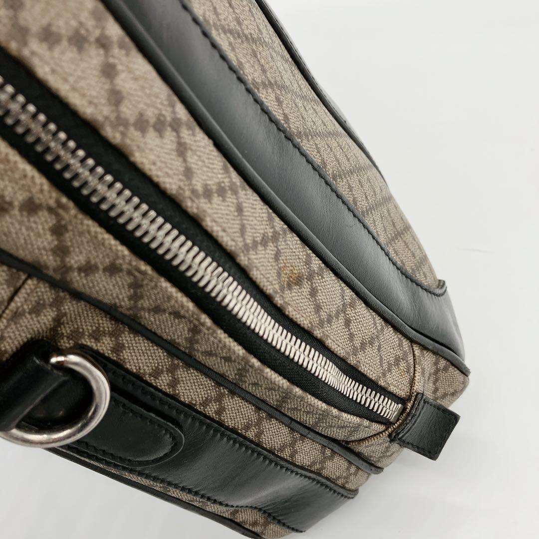 Gucci 2-way Business Bag Diamante PVC Brown