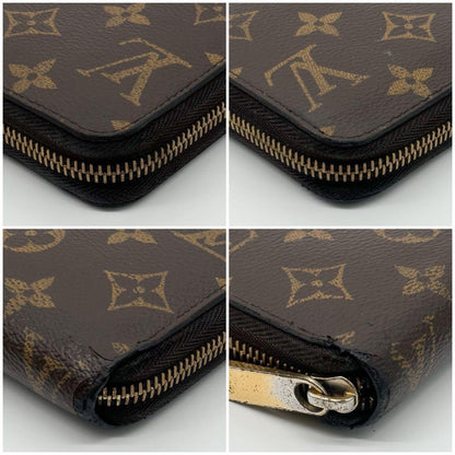 Louis Vuitton Zippy Wallet Monogram Brown Round — view 6