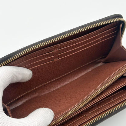 Louis Vuitton Zippy Wallet Monogram Brown Round — view 9