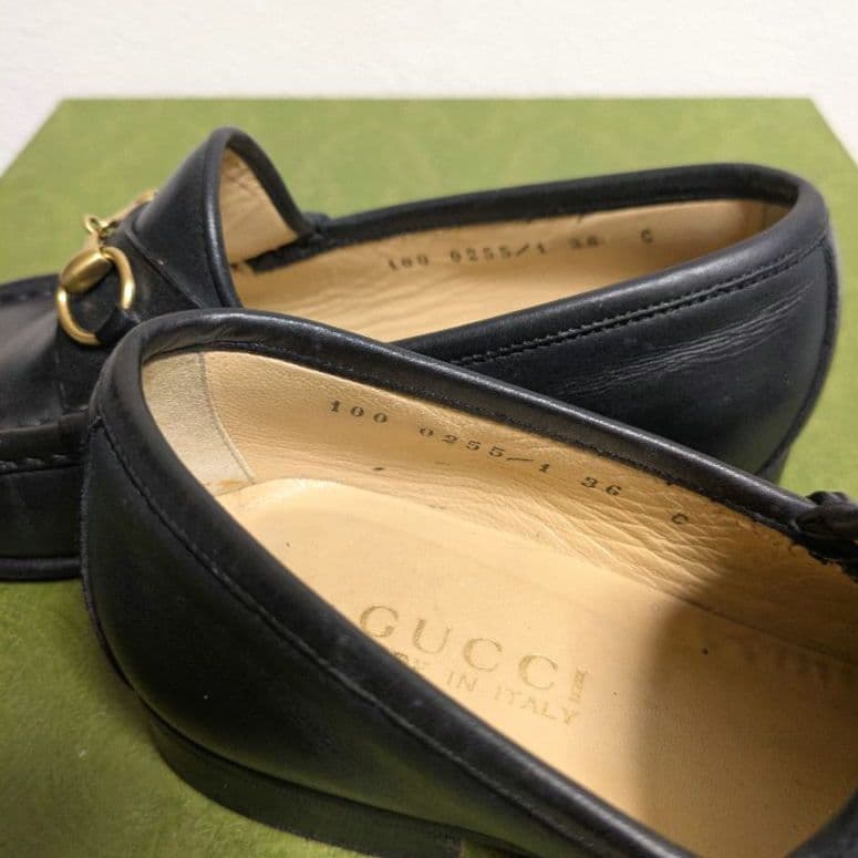 Gucci Horsebit Loafers Black 36c