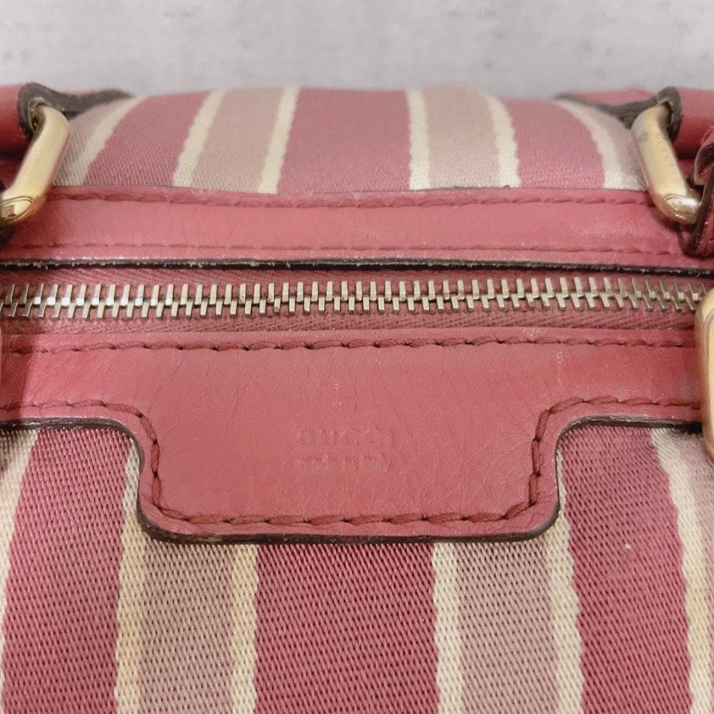 Gucci Sherry Line 2-Way Boston Bag Pink — view 9