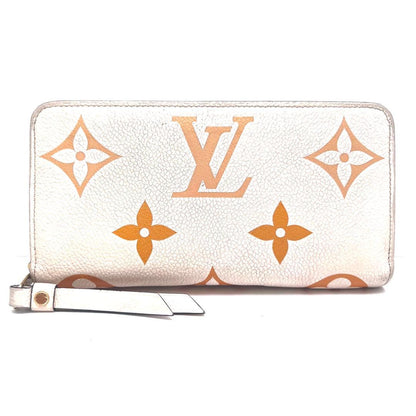 Louis Vuitton Bicolor Monogram Empreinte Cream Saffron Wallet — view 3