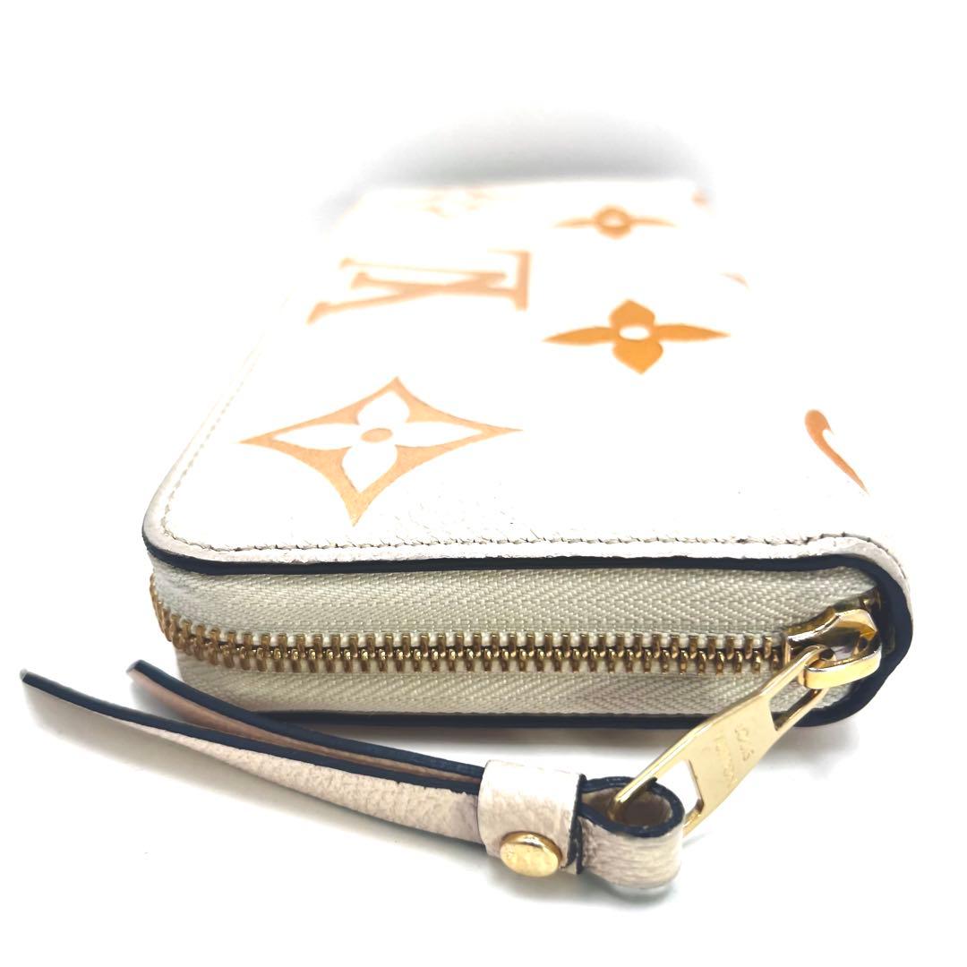 Louis Vuitton Bicolor Monogram Empreinte Cream Saffron Wallet — view 5