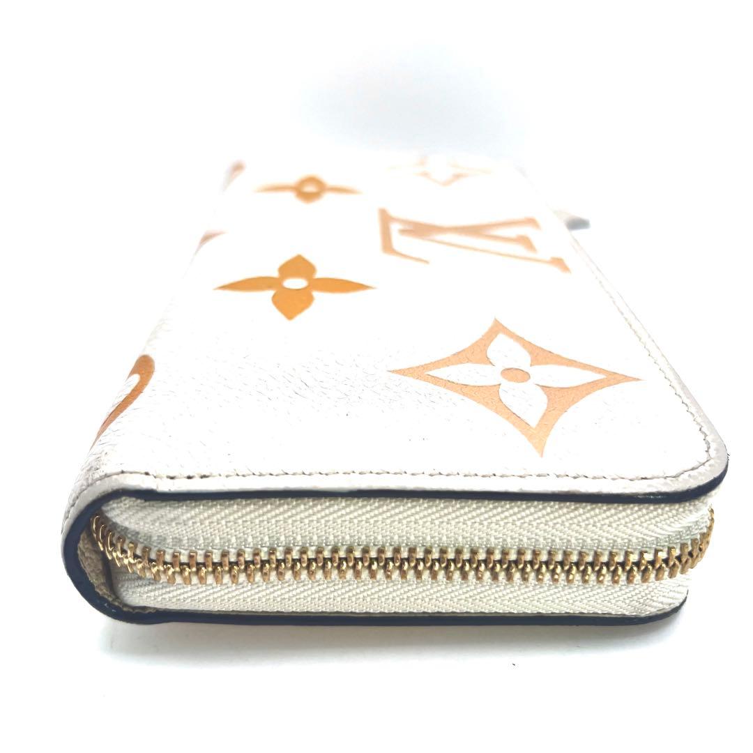 Louis Vuitton Bicolor Monogram Empreinte Cream Saffron Wallet — view 6