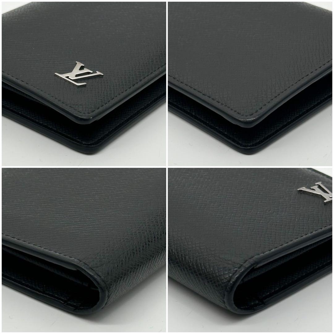 Louis Vuitton Portefeuille Brazza NM Taiga Silver Wallet — view 7