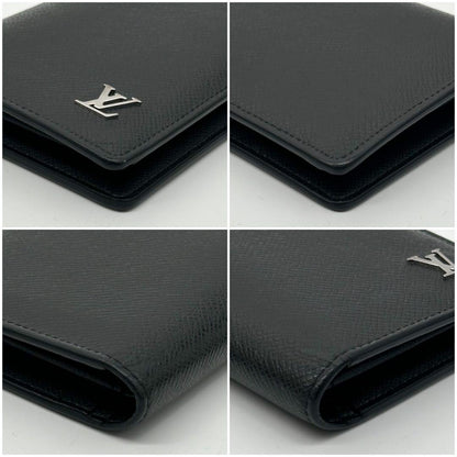 Louis Vuitton Portefeuille Brazza NM Taiga Silver Wallet — view 7