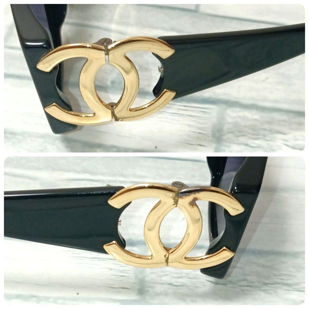 Chanel Sunglasses CC Logo Black Gold Wellington Eyewear — view 3