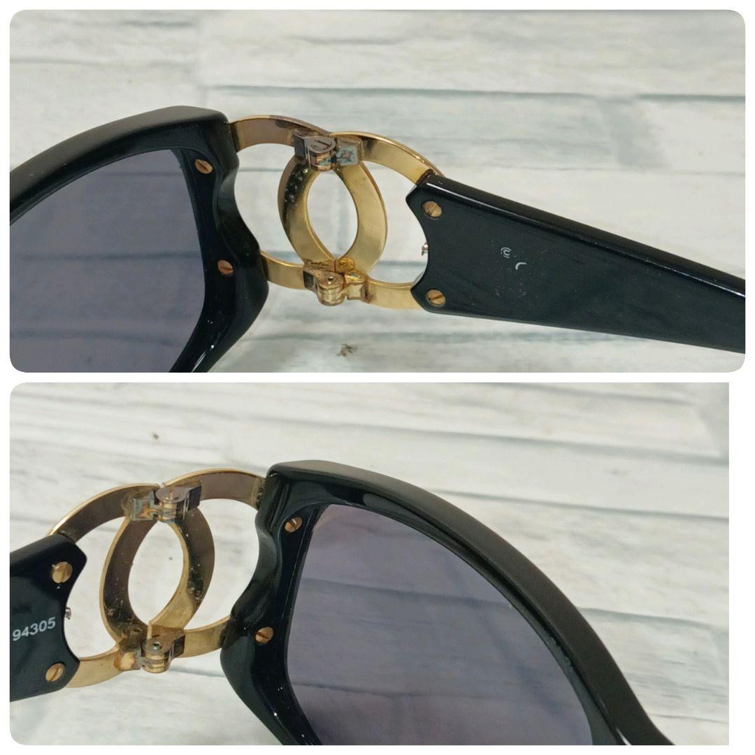 Chanel Sunglasses CC Logo Black Gold Wellington Eyewear — view 5
