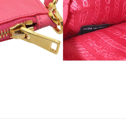 Unused Prada Sapphire Shoulder Bag Pouch Clutch