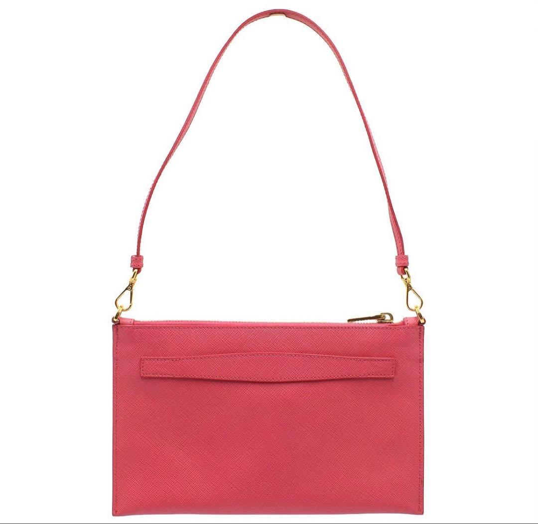 Unused Prada Sapphire Shoulder Bag Pouch Clutch