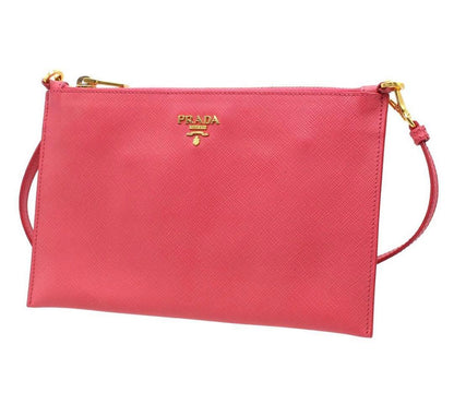 Unused Prada Sapphire Shoulder Bag Pouch Clutch
