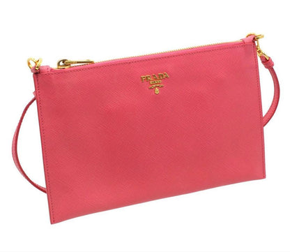Unused Prada Sapphire Shoulder Bag Pouch Clutch