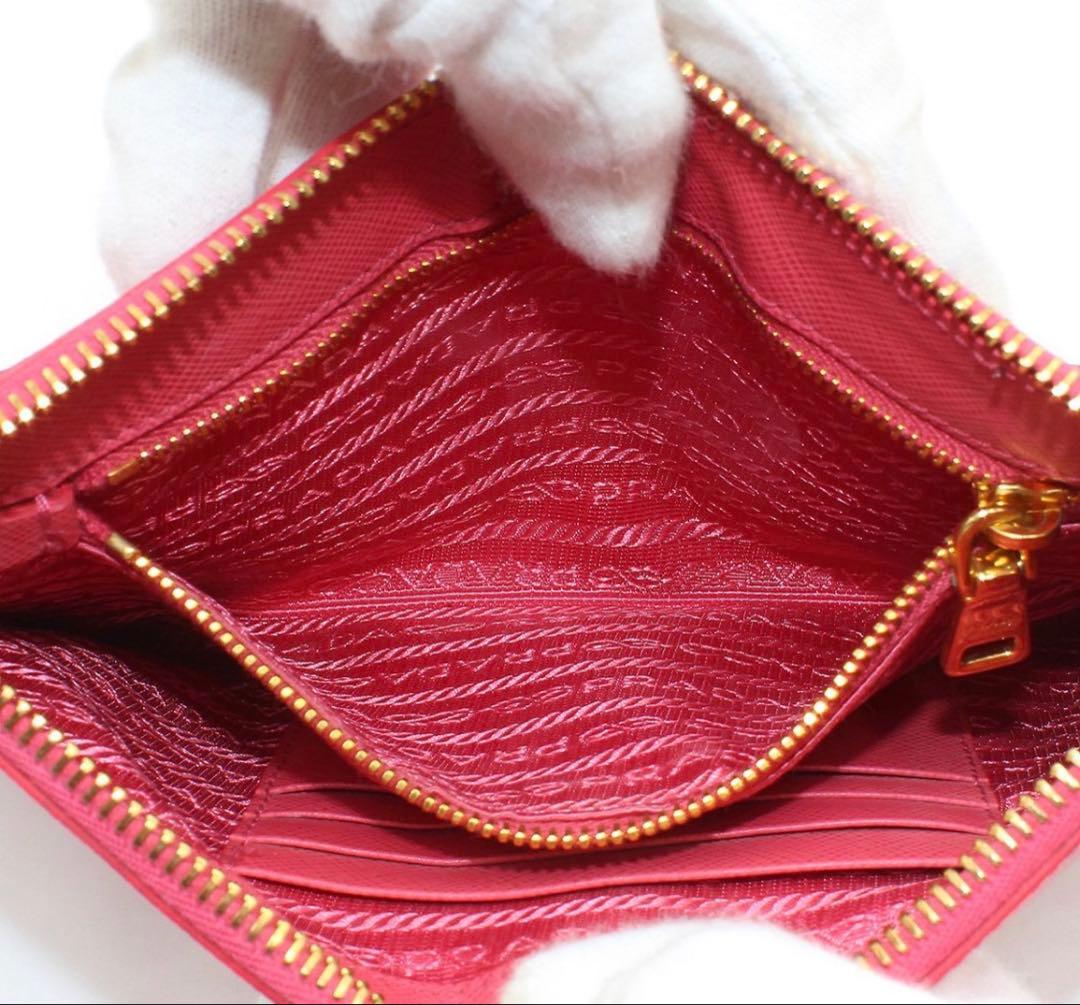 Unused Prada Sapphire Shoulder Bag Pouch Clutch