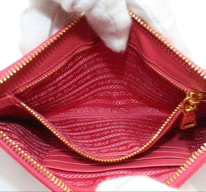 Unused Prada Sapphire Shoulder Bag Pouch Clutch