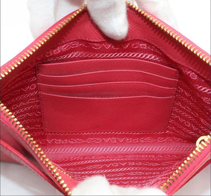 Unused Prada Sapphire Shoulder Bag Pouch Clutch